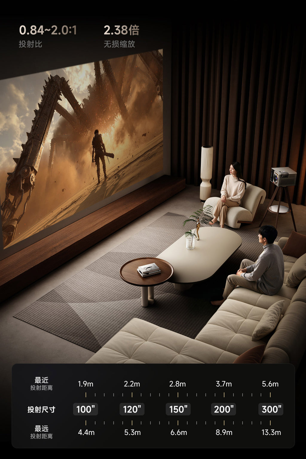 Hisense Viddà C5 Boundless Master Laser 4K Projector Beamer