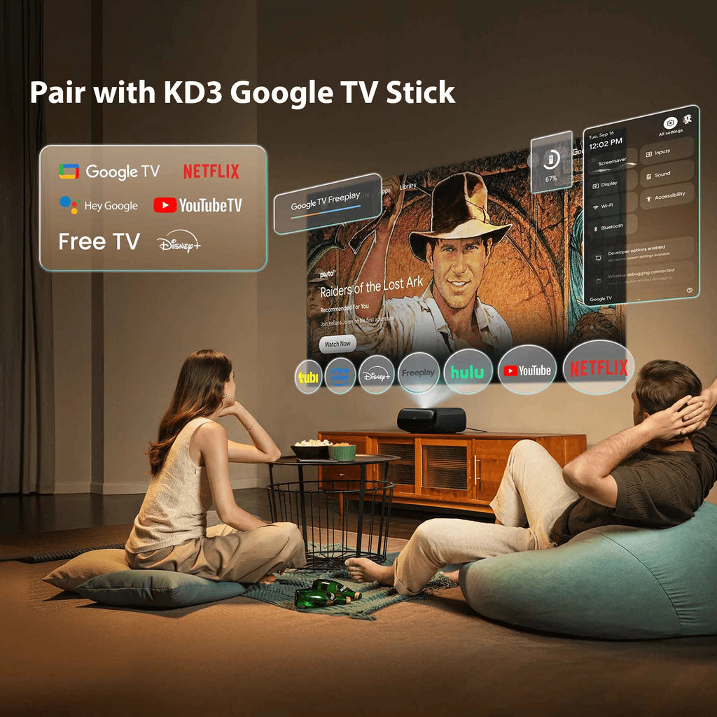 JmGO O3-Ultra 4K Laser Ultra Short Throw Projector
